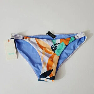 Maaji Women's Abstract Print Reversible Bikini Bottom Multicolor Size S